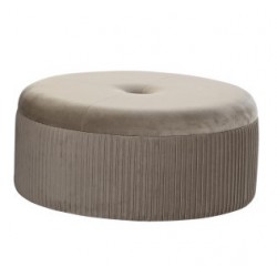 POUF CONTENITORE ROUND VELVET