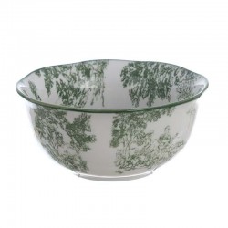 GREEN TOILE bowl set x 6