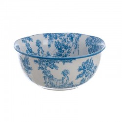 BLUE CIEL TOILE BOWL SET X 6