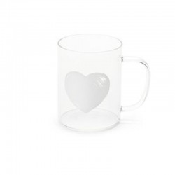 TAZZA HEART GLASS