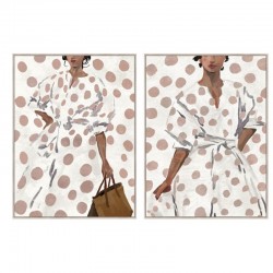 QUADRO BLUSH POLKA LADY