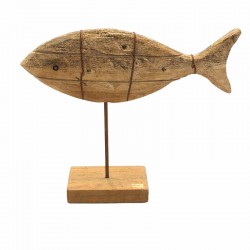 DECORAZIONE WOODEN FISH