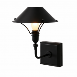 Sicily wall lamp Black