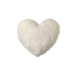 Cuscino Cuore Fiocchi Bouclé