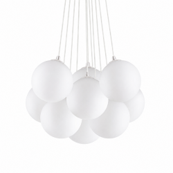 Lampadario Bubble White Mini