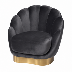 Poltrona Shell Velvet