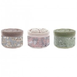 Cestino Toile de Jouy con 3...